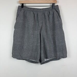 Lululemon Athletic Pace Breaker Short Men L Heather Gray Performance Active